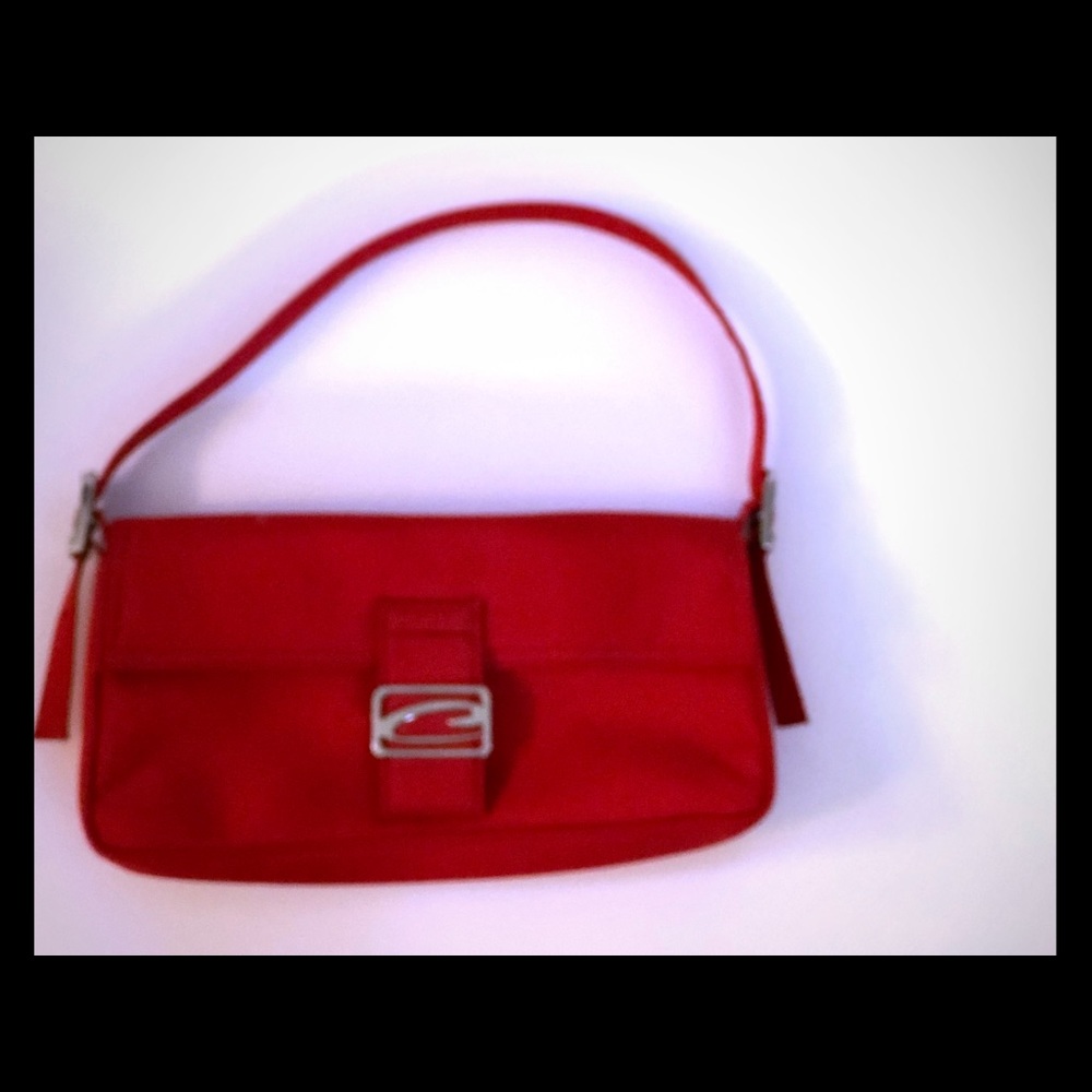Small red nylon bag